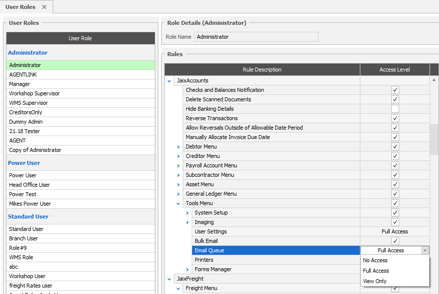 Ability to Resend Invoices from Jaix Admin & Jaix Accounts Email Queue